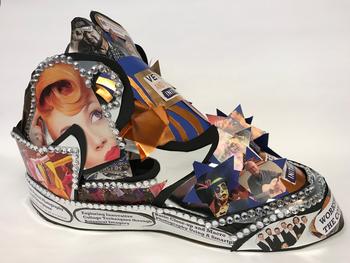 sneaker designed with Hylton images